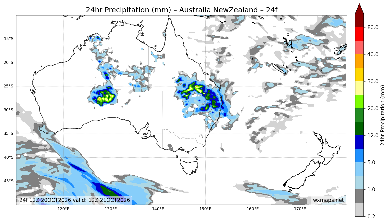 albany weather | 24 Hour Quantitative Precipitation Forecast Forecast Chart for Australia & New Zealand albany weather - Australia & New Zealand 24 Hour Quantitative Precipitation Forecast (Day 1 (24h)) GFS Weather Map (rain radar melbourne)